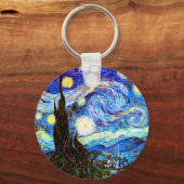 ファンゴッホスターリーナイトファインアート キーホルダー (正面)