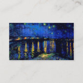 ファンゴッホスターリーナイトローネ(F474)ファインアート 名刺 (裏面)