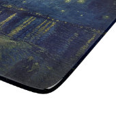 ファンゴッホスターリーナイトRhoneガラスのカッティングボード カッティングボード (角)