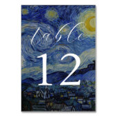 ファンゴッホスター結婚リーナイト テーブルナンバー (裏面)