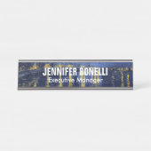 ファンゴッホスター絵を描リーナイトの名前の追加 デスクネームプレート (正面)