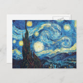 ファンゴッホスター絵画リーナイト ポストカード (正面/裏面)
