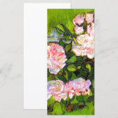 ファンゴッホスティルライフとピンクローゼカード (正面/裏面)