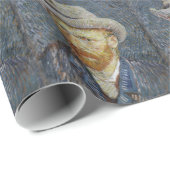 ファンゴッホセルフポートレ感じイグ絵画ハットの芸術 ラッピングペーパー (ロールコーナー)