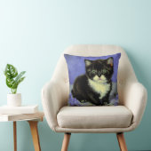 ファンゴッホタキシード子猫 クッション (椅子)