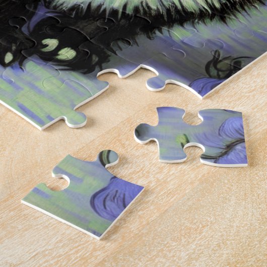 ファンゴッホタキシード子猫 ジグソーパズル (側面)