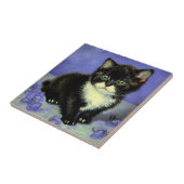 ファンゴッホタキシード子猫 タイル (側面)