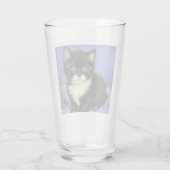 ファンゴッホタキシード子猫 タンブラーグラス (裏面)