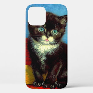 ファンゴッホタキシード猫 iPhone 12ケース