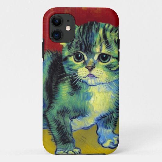 ファンゴッホタビーキャット Case-Mate iPhoneケース (裏面)