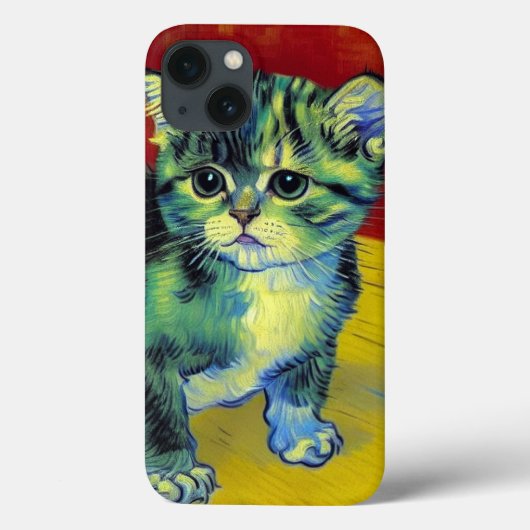ファンゴッホタビーキャット Case-Mate iPhoneケース (裏面)