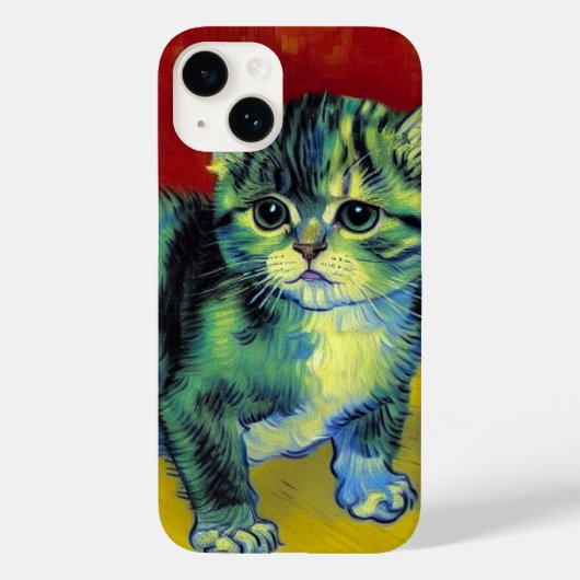 ファンゴッホタビーキャット Case-Mate iPhoneケース (裏面)
