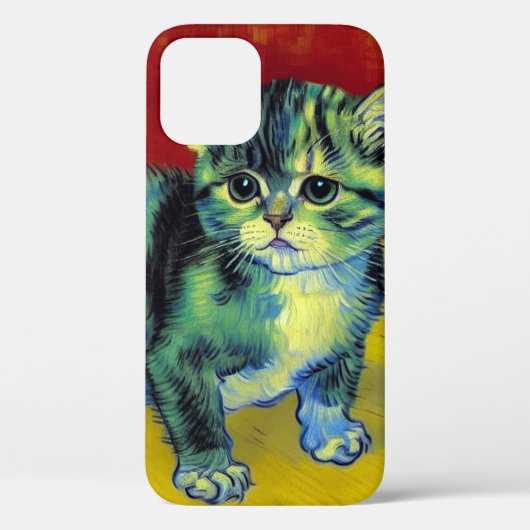 ファンゴッホタビーキャット Case-Mate iPhoneケース (裏面)