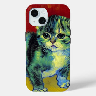 ファンゴッホタビーキャット iPhone 15ケース