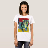 ファンゴッホタビーキャット Tシャツ (正面フル)