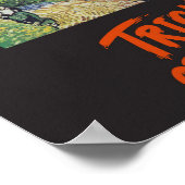 ファンゴッホハロウィーントリックまたはトリート ポスター (角)