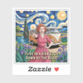 ファンゴッホバイザリバー芸術的ボホヴァンライフデ シール (シート)