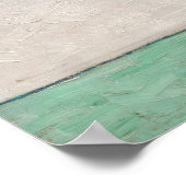 ファンゴッホパープルアイリス花瓶絵画フローラ ポスター (角)