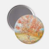 ファンゴッホピンクピーチツリーinブロッサムマグネット マグネット (正面/裏面)