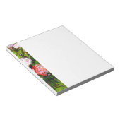 ファンゴッホピンクローズの静物詩 ノートパッド (アングル)