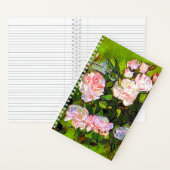 ファンゴッホピンクローズの静物詩 ノートブック (内側)