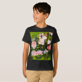 ファンゴッホピンクローズの静物詩 Tシャツ (正面フル)