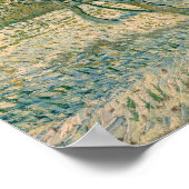 ファンゴッホピンク桃の花(F404) ポスター (角)