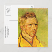 ファンゴッホファインアートフレンドLavalのセルフポートレート ポストカード (正面/裏面)