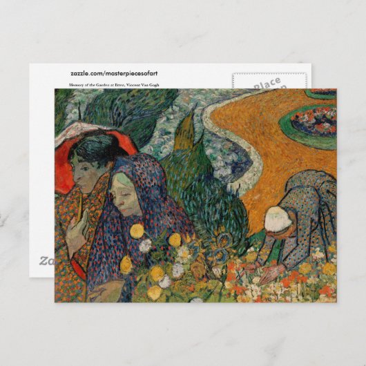 ファンゴッホファインアートEttenのMemory of Garden ポストカード (正面/裏面)