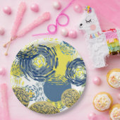 ファンゴッホブインスパイアルーズ、イーロー、装飾用クッション ペーパープレート (パーティー)