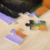 ファンゴッホブラックひまわり付き子猫 ジグソーパズル (側面)