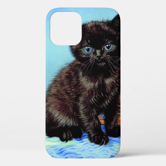 ファンゴッホブラックキッテン糸付き Case-Mate iPhoneケース (裏面)