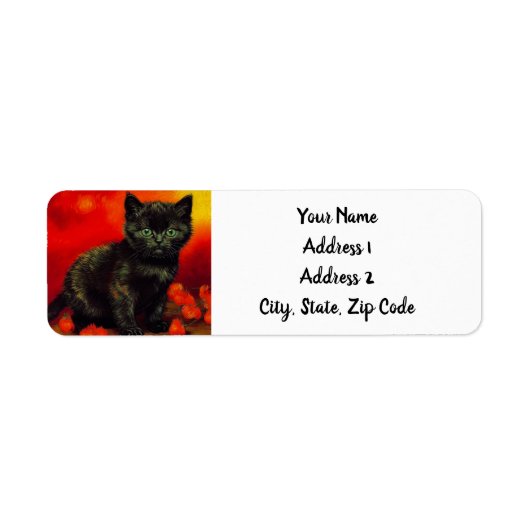 ファンゴッホブラックキッテン ラベル (正面)