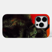 ファンゴッホブラックキッテン Case-Mate iPhoneケース (裏面 (横))