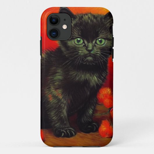 ファンゴッホブラックキッテン Case-Mate iPhoneケース (裏面)
