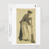 ファンゴッホブロムの女 ポストカード (正面/裏面)