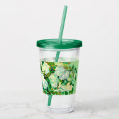 ファンゴッホホワイトローゼス アクリルタンブラー (裏面)