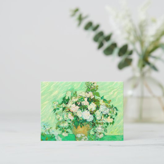 ファンゴッホホワイトローゼス エンクロージャーカード (スタンド正面)