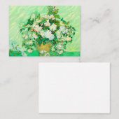 ファンゴッホホワイトローゼス エンクロージャーカード (正面/裏面)