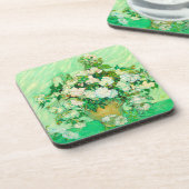 ファンゴッホホワイトローゼス コースター (左側)