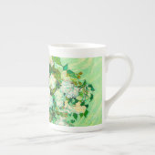 ファンゴッホホワイトローゼス ボーンチャイナマグカップ (右)