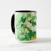 ファンゴッホホワイトローゼス マグカップ (正面左)