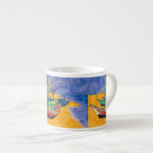 ファンゴッホボートインプレシショニズムビーチ エスプレッソカップ (正面右)
