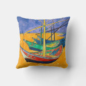 ファンゴッホボートインプレシショニズムビーチ クッション (裏面)