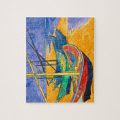 ファンゴッホボートインプレシショニズムビーチ ジグソーパズル (縦)