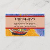 ファンゴッホボートインプレシショニズムビーチ 名刺 (裏面)