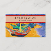 ファンゴッホボートインプレシショニズムビーチ 名刺 (正面)