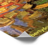 ファンゴッホポスター – "Houses in Auvers" 1890 – アート ポスター (角)