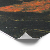 ファンゴッホポプラ絵を描ス通 ポスター (角)