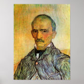 ファンゴッホポートレートのトラブク、ヴィンテージ印象派 ポスター (正面)